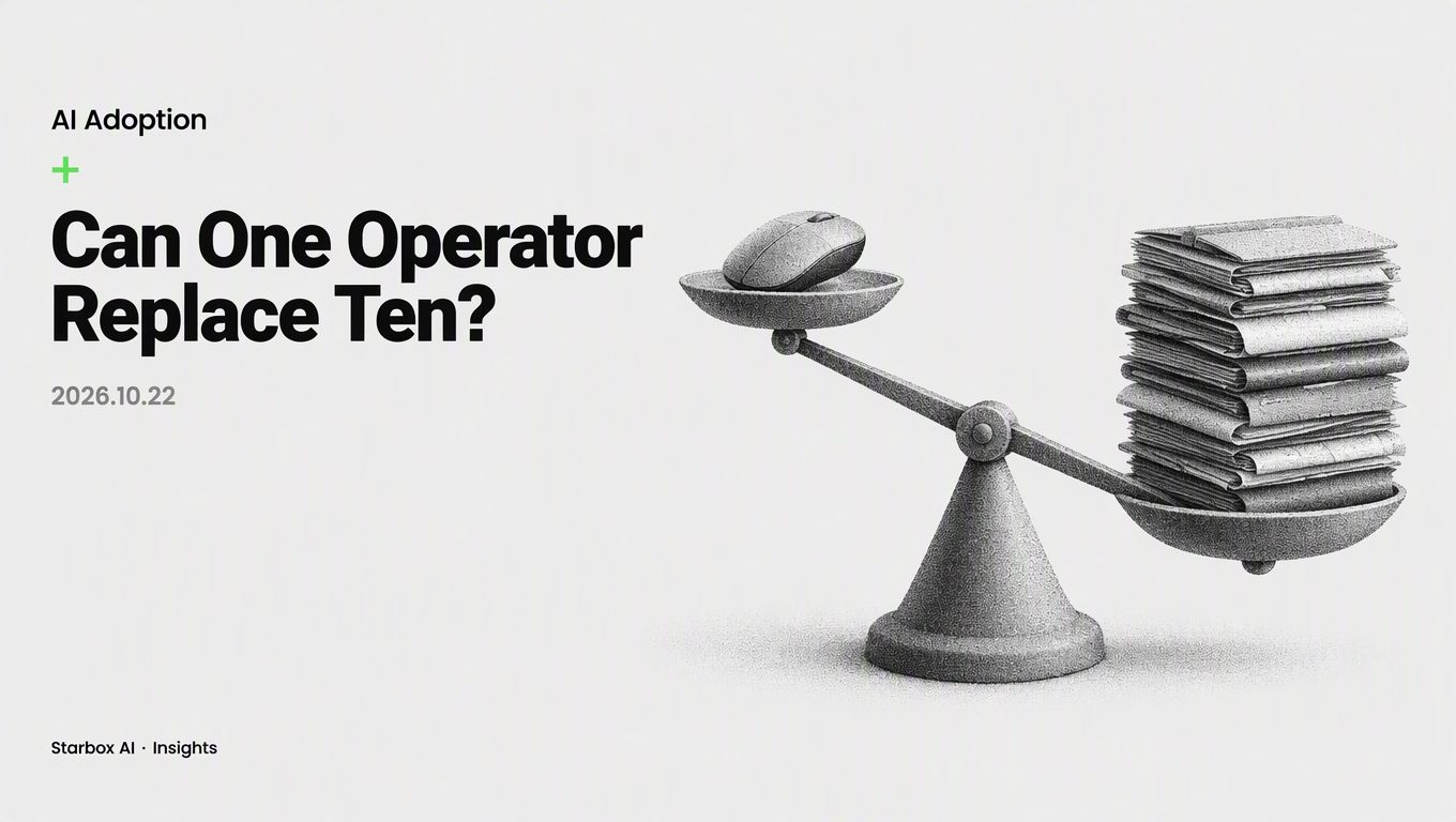 Can One AI Operator Really Replace 10 People?