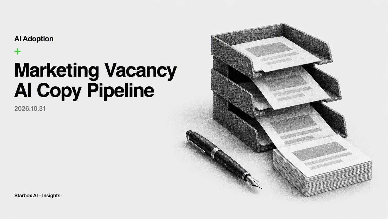 Marketing Copywriter Vacancy? 4 Steps to an AI Pipeline