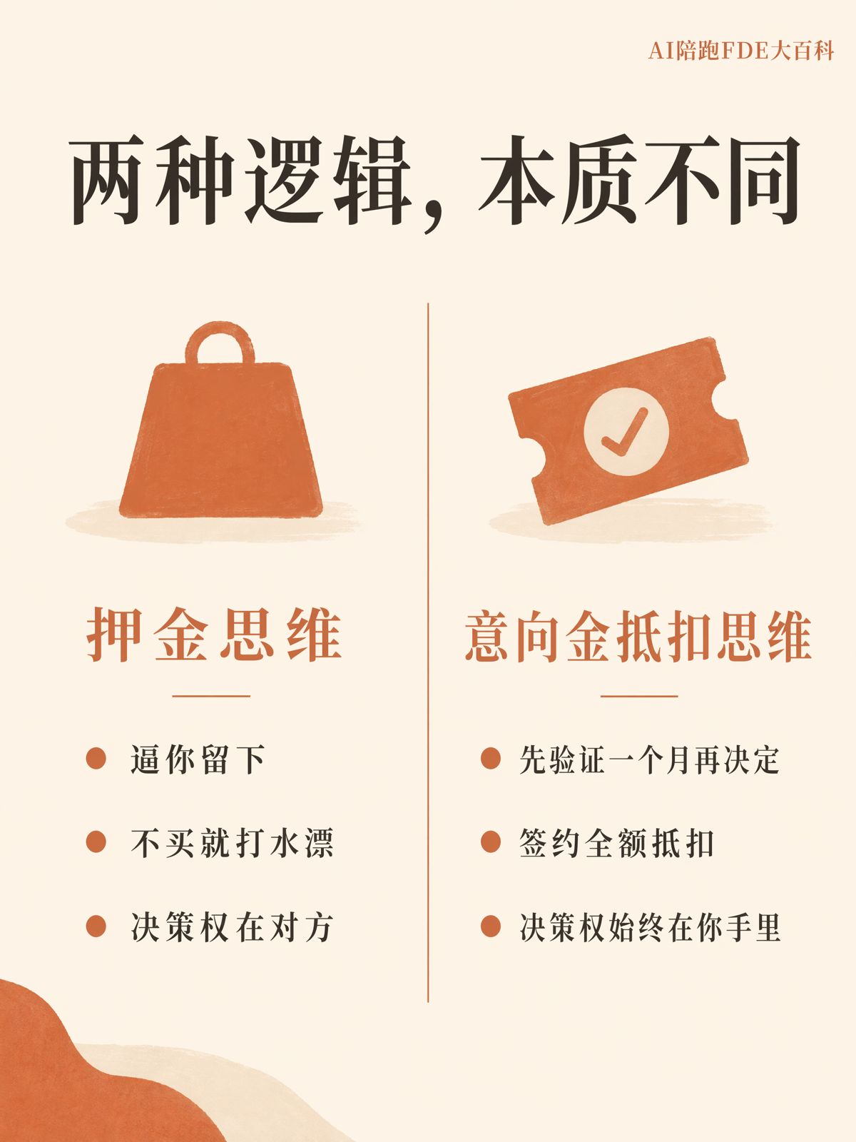 AI陪跑意向金抵扣:付款前确认三项约定