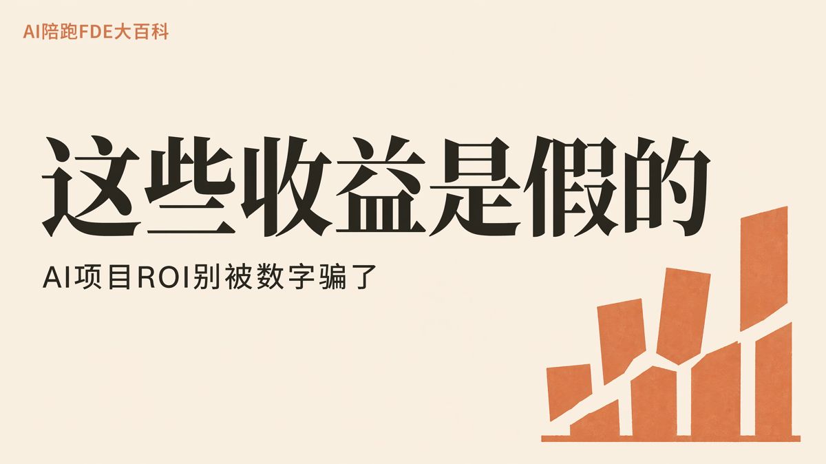 算AI的ROI,四类数字不能直接当收益