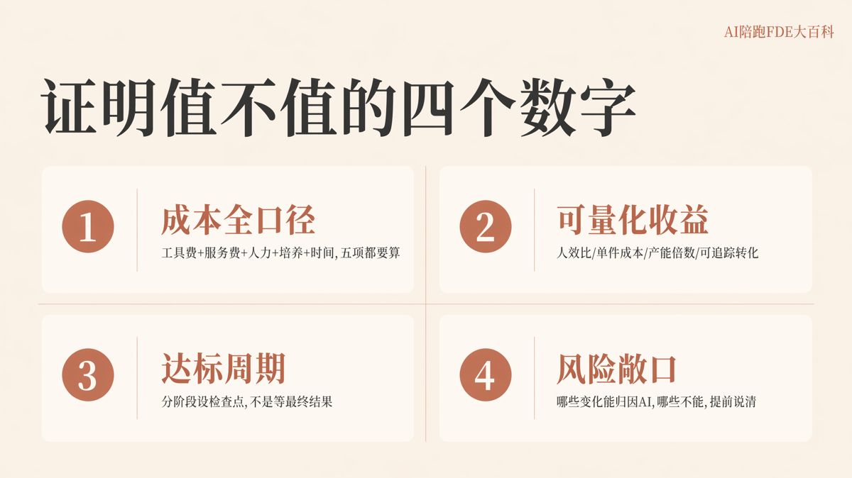 AI陪跑值不值?老板和董事会要看四项数据
