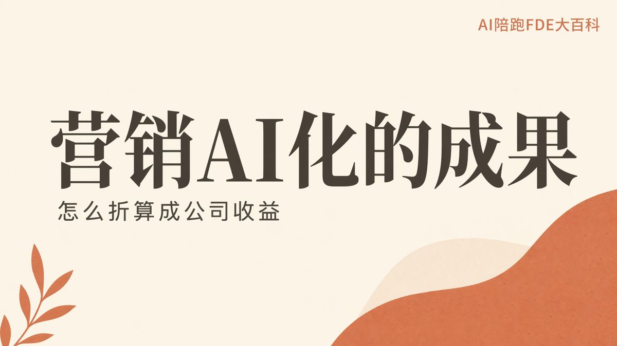 營銷AI化有沒有收益,不能只看內容產量