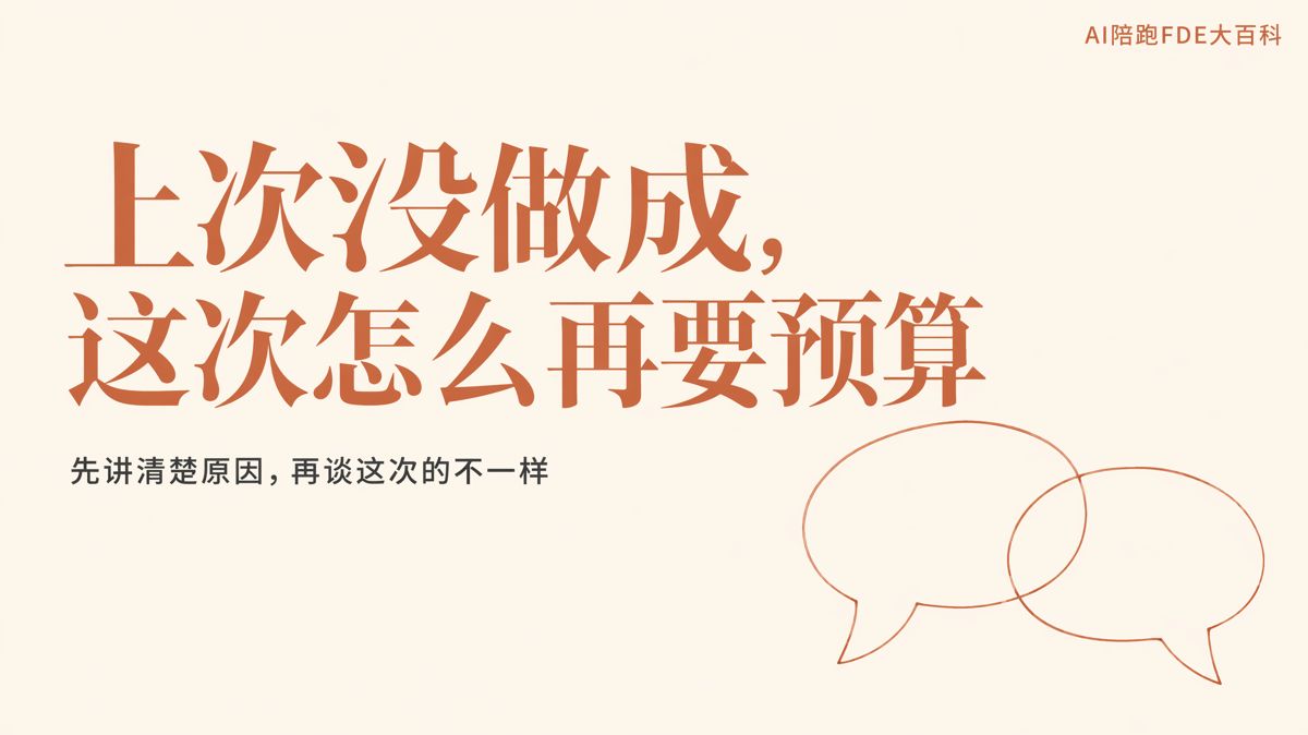上次AI没做成,这次怎么跟老板要预算