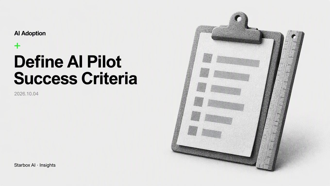 Set Clear Success Criteria Before Starting an AI Pilot