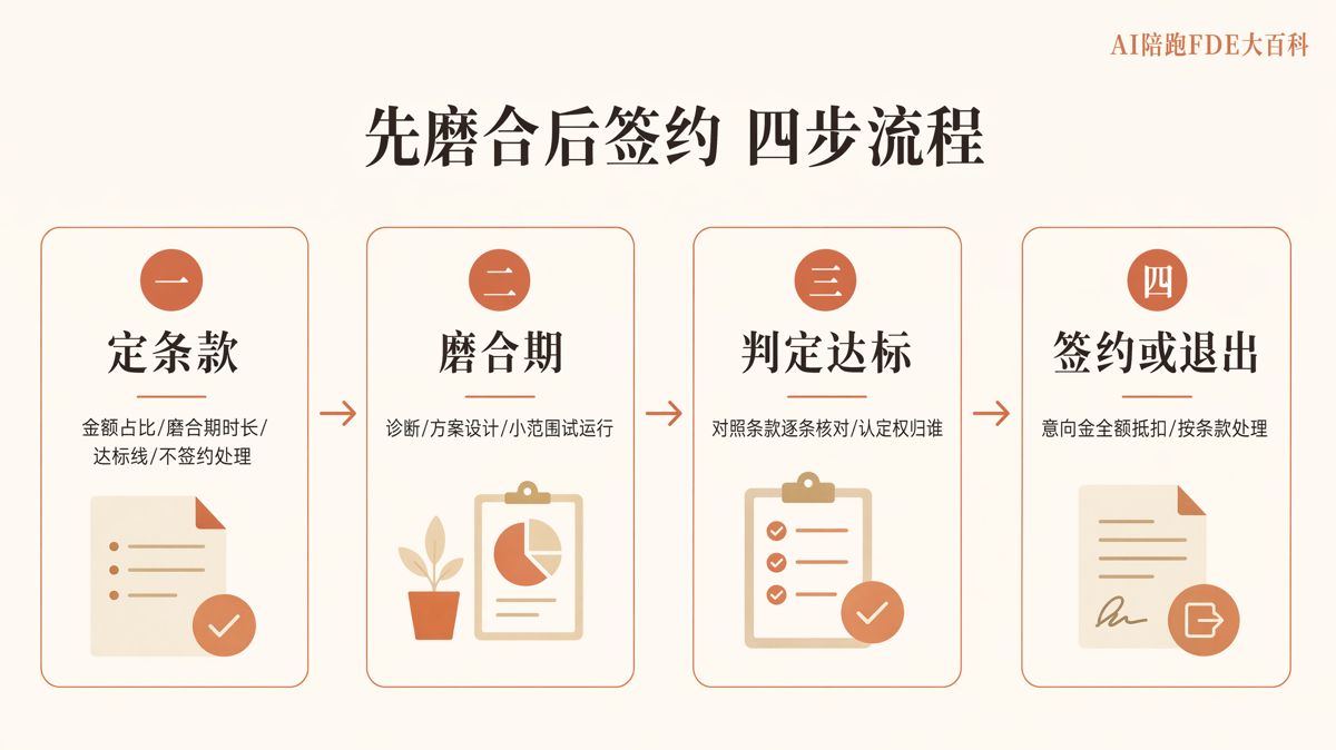 先磨合后签约:意向金合作四步怎么走