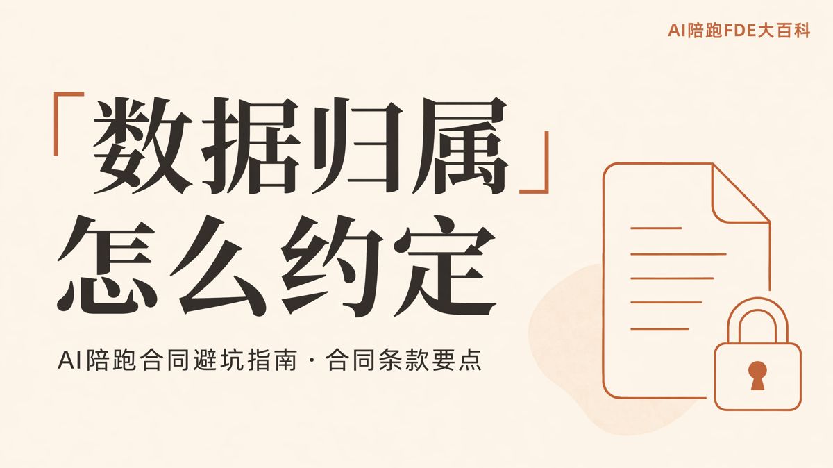 AI陪跑合同數據歸屬怎麼約定