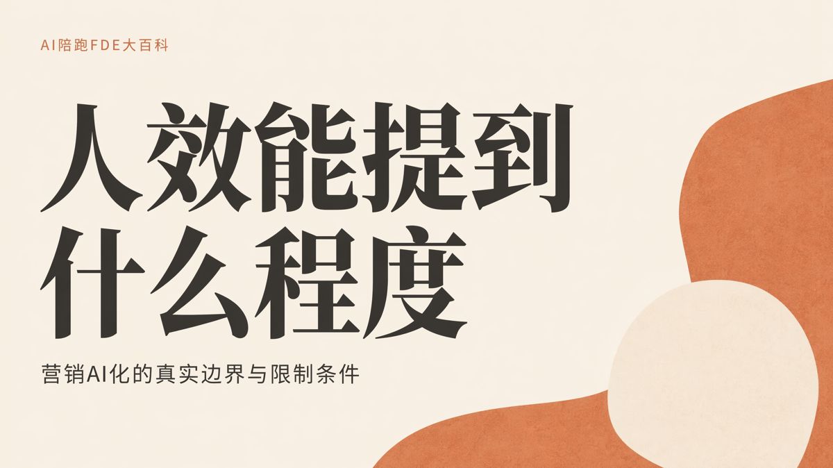 营销AI化,人效上限由什么决定