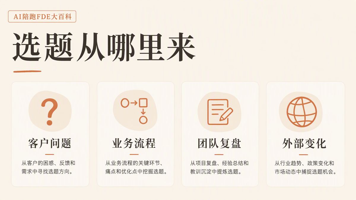 選題總斷檔?先把素材變成系統