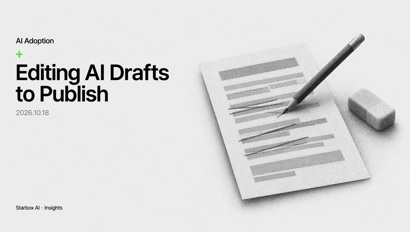 How to Edit AI Drafts Until They Are Ready to Publish