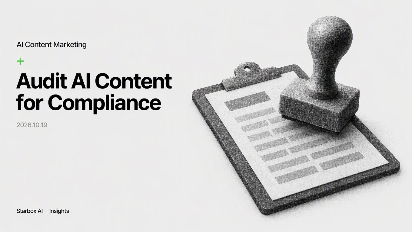How to Audit AI Marketing Content for Compliance Before a Launch