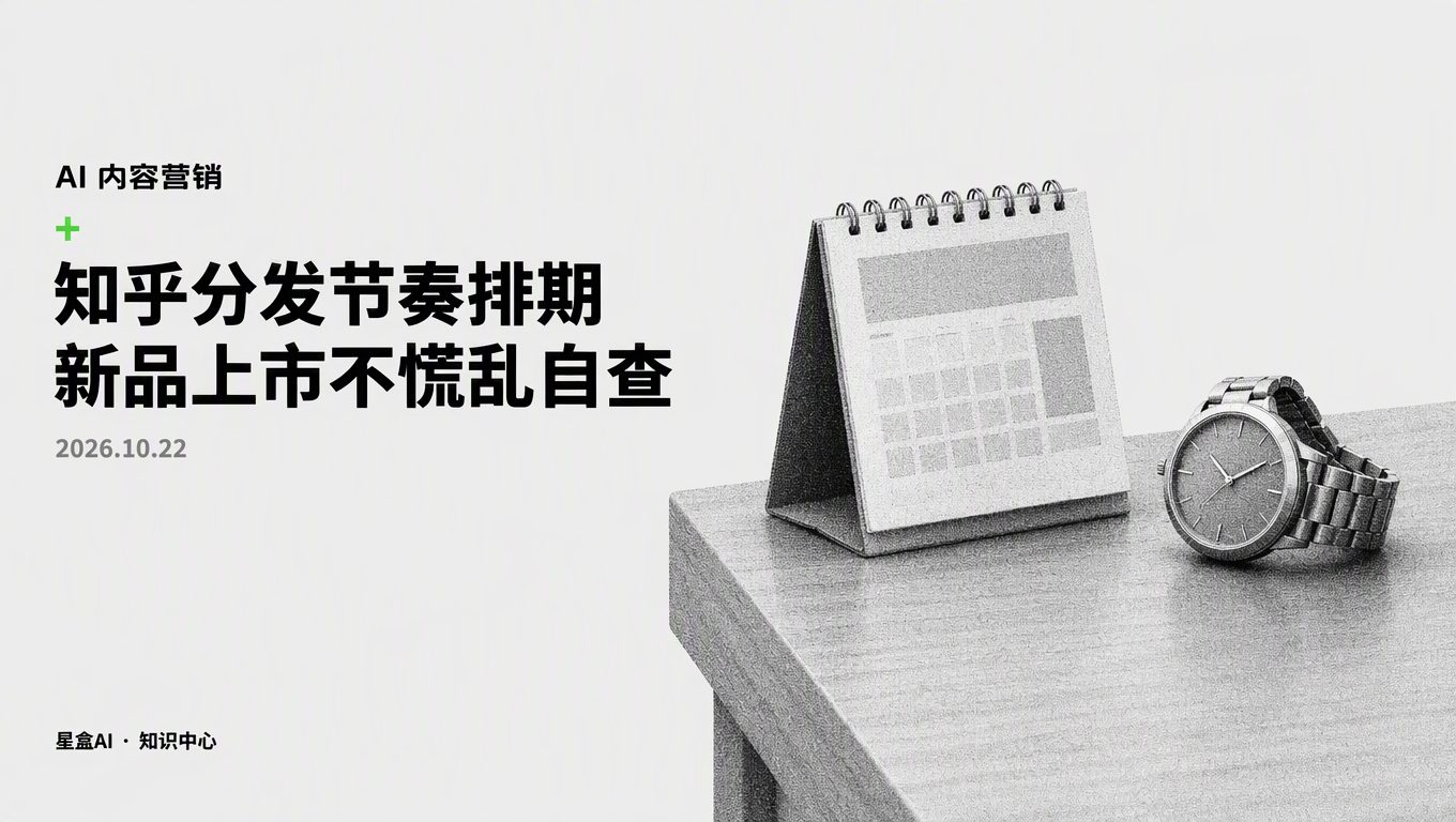 新品发布知乎分发节奏怎么排:内容准点上线不慌乱自查