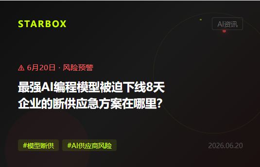 最強AI編程模型被迫下線8天:當政府一封信讓你的AI系統全面癱瘓,企業該怎麼辦?