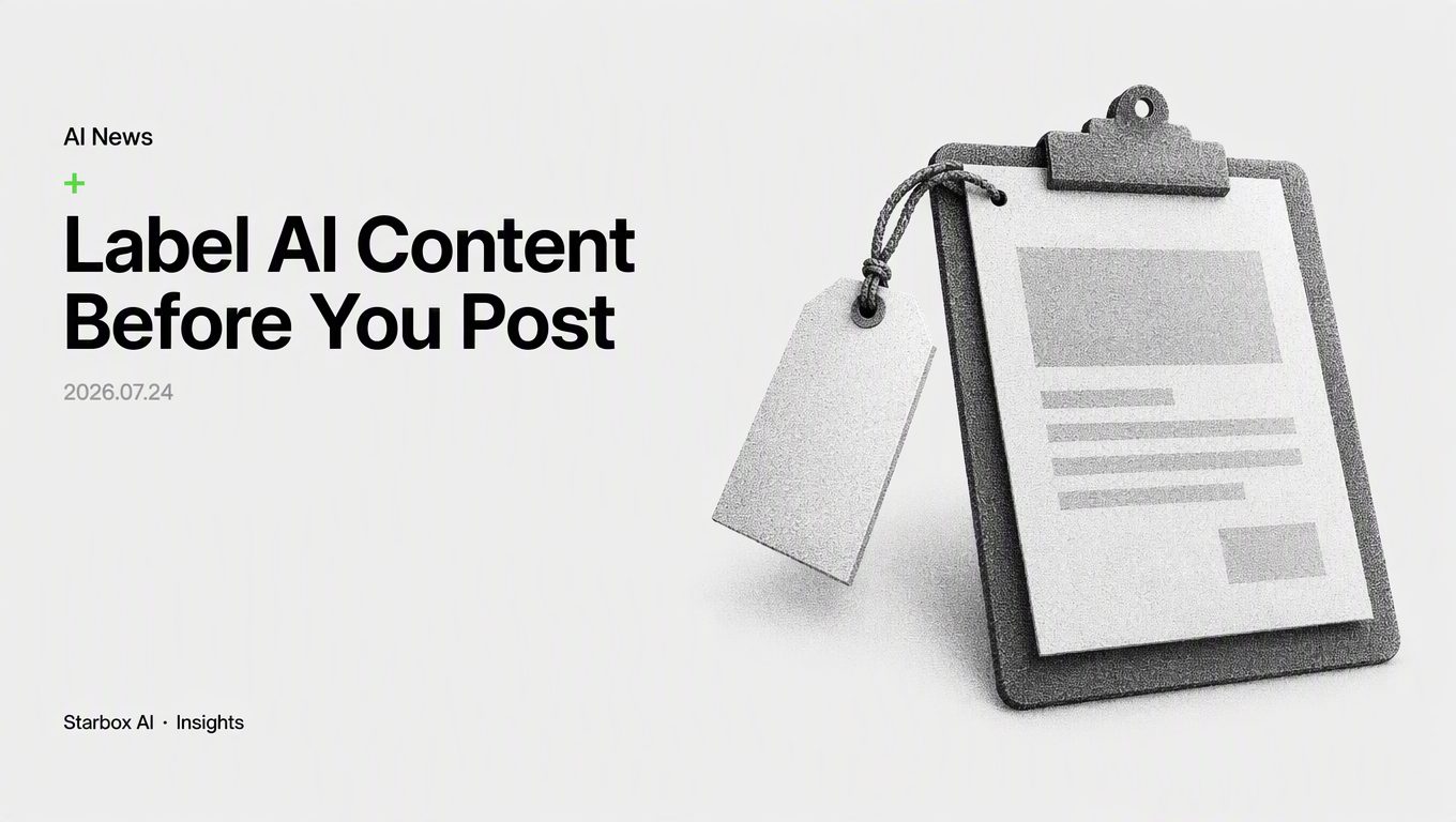 Why You Can't Wait Until Publishing to Label Enterprise AI Content