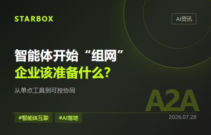 智能体开始“组网”：企业下一张底牌，不是多做几个Agent