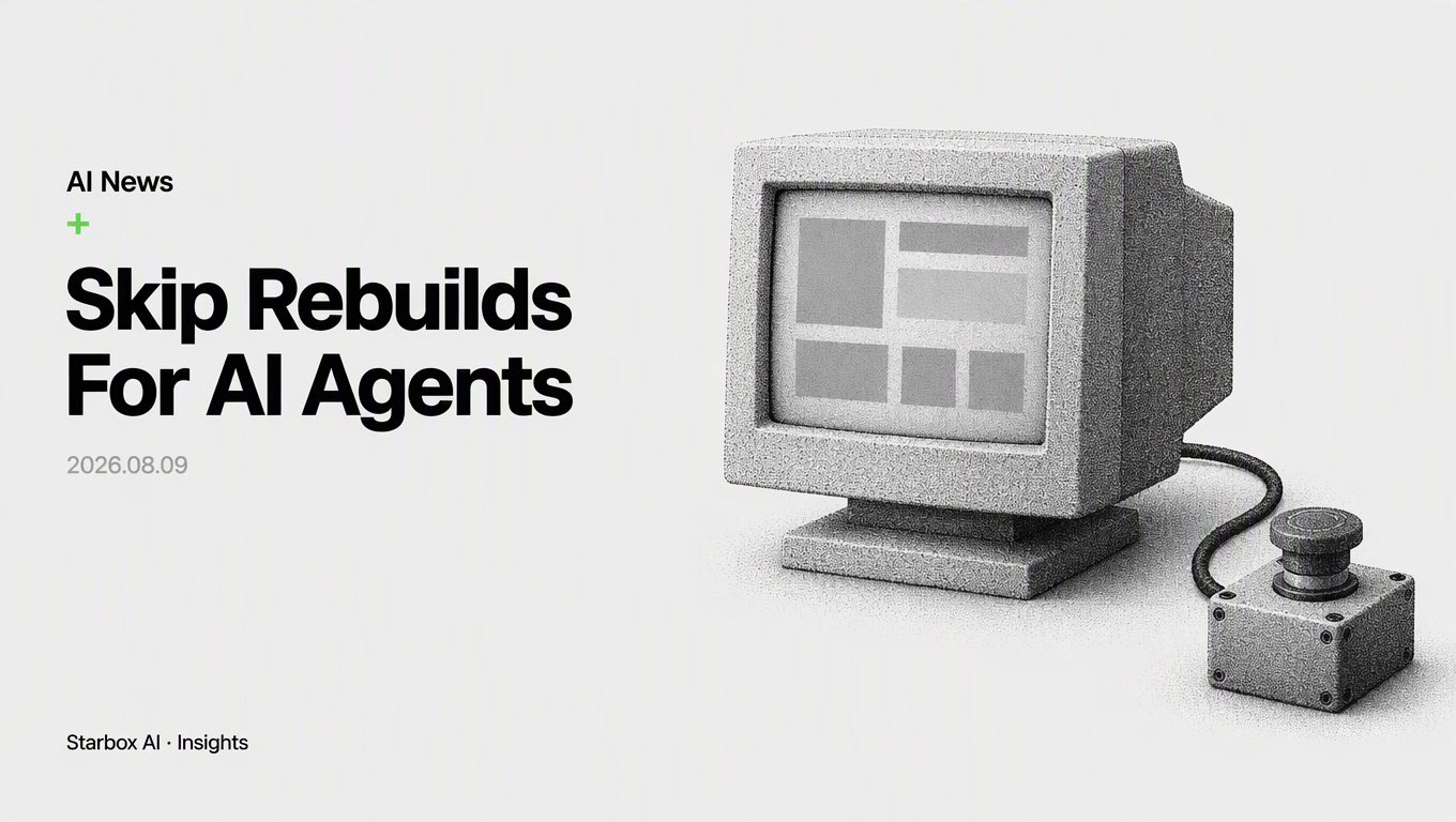 AI Agents Do Not Need to Wait for Legacy System Rebuilds