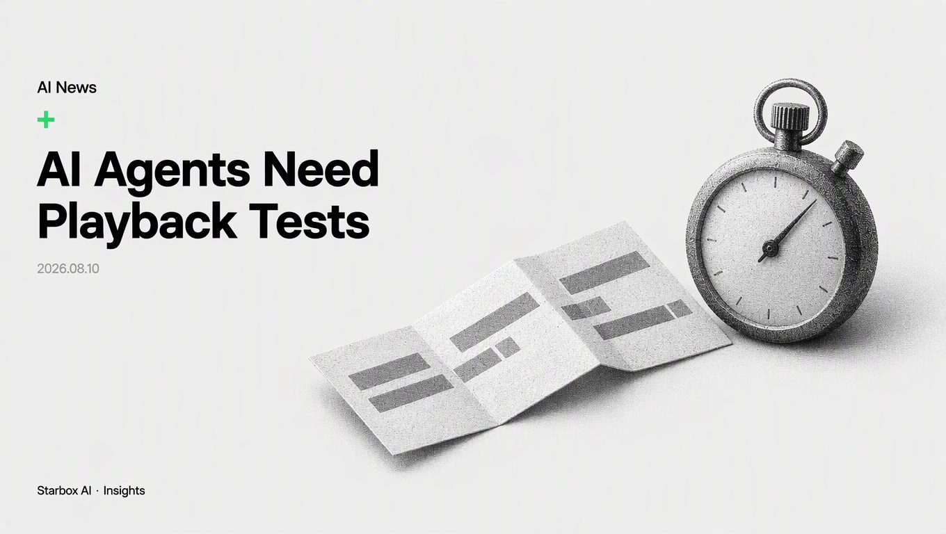 Why Enterprise AI Agents Need Point-in-Time Playback Testing