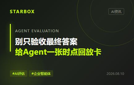 別隻驗收最終答案:企業智能體該補一張“時點回放卡”