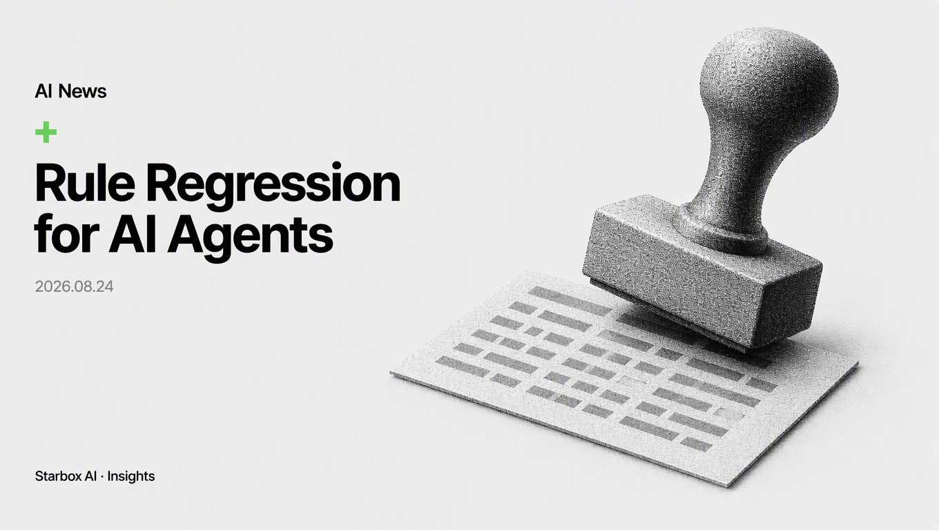 Why Your AI Agents Need a Rule Regression Card