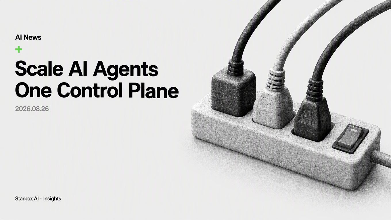 Scaling Enterprise AI Agents: Build a Control Plane, Not One Model