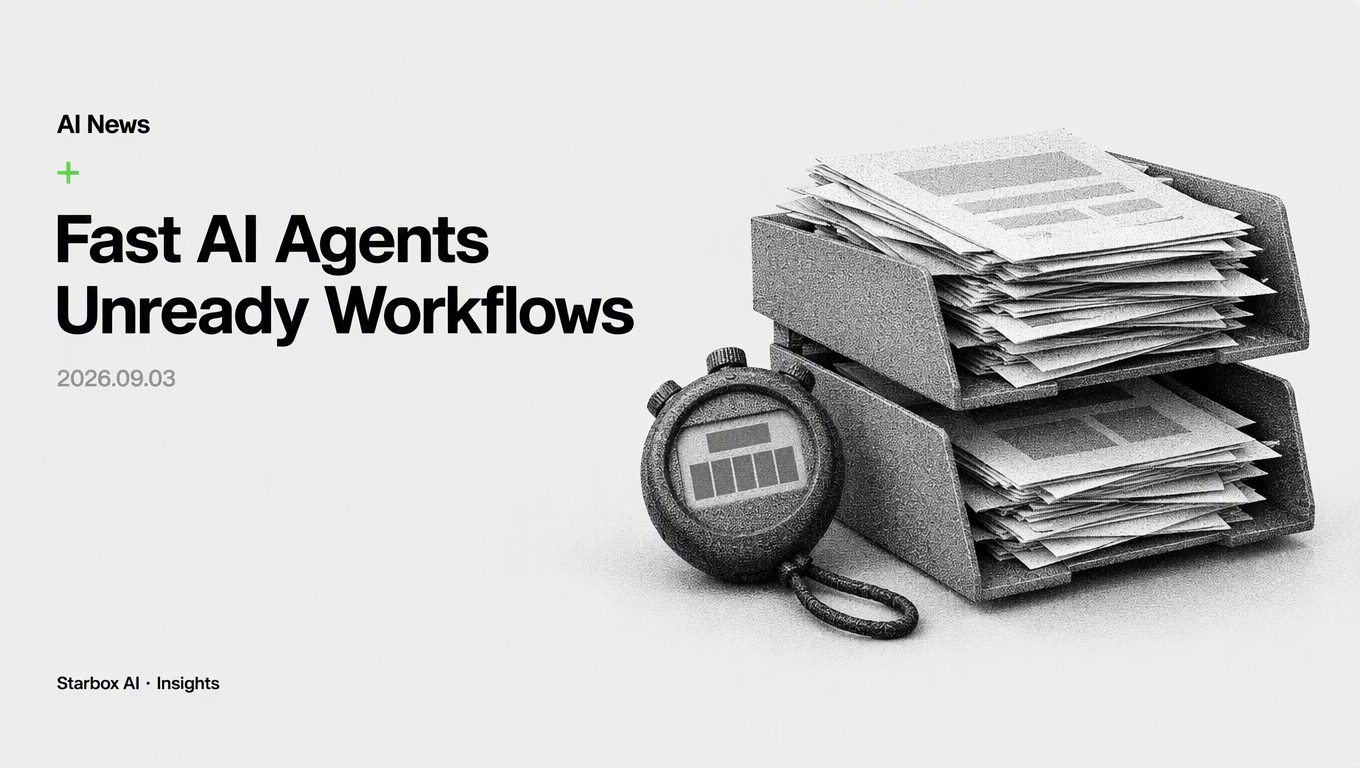 Building an AI Agent Takes 1.9 Days. Only 16% of Workflows Are Ready.