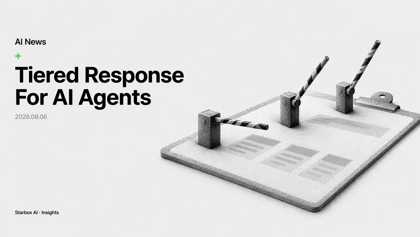 Why AI Agents Need a Tiered Response Model, Not Just Guardrails