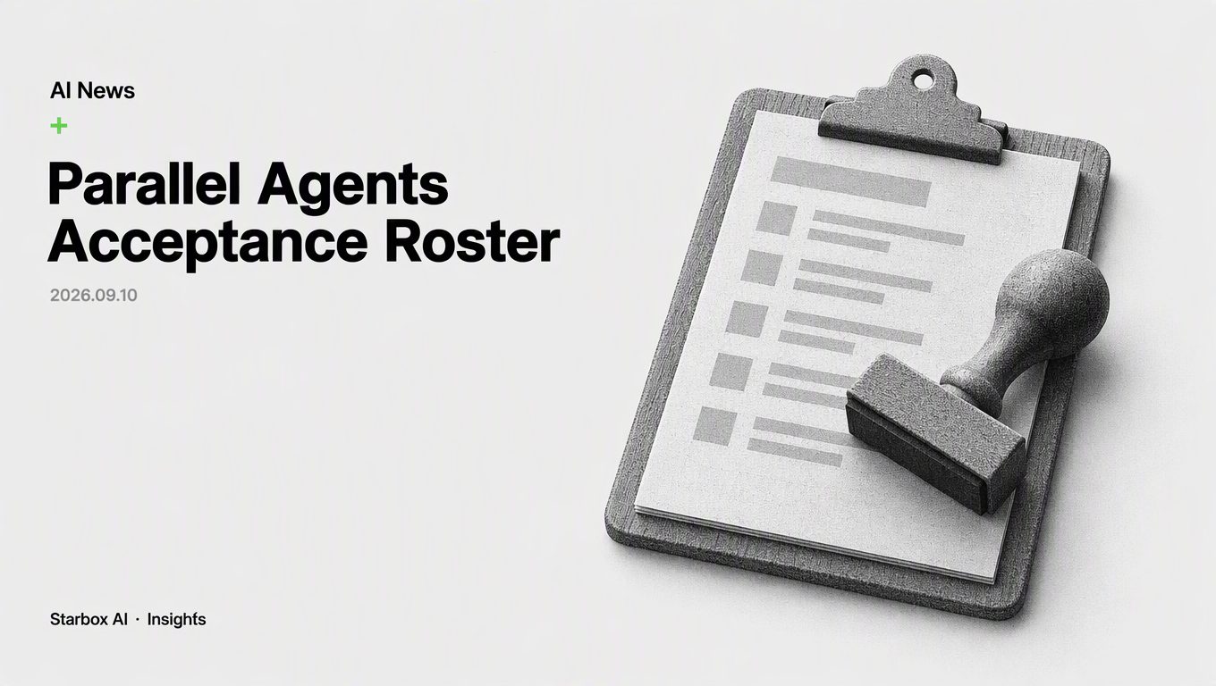 When AI Agents Run in Parallel, You Need an Acceptance Roster