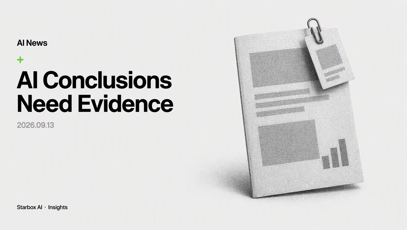 When AI Writes Conclusions, Evidence Must Travel With Them