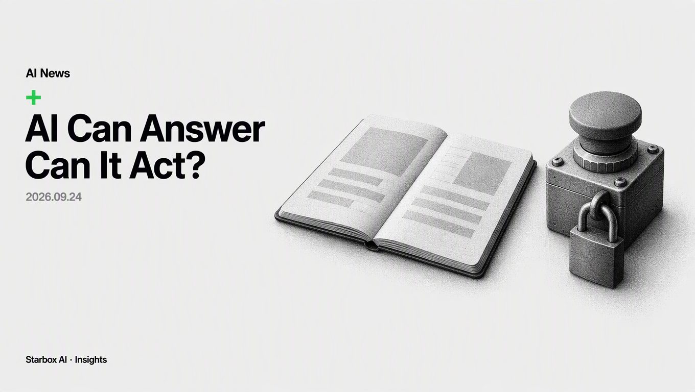Why Answering Questions Doesn't Mean an AI Agent Can Take Action
