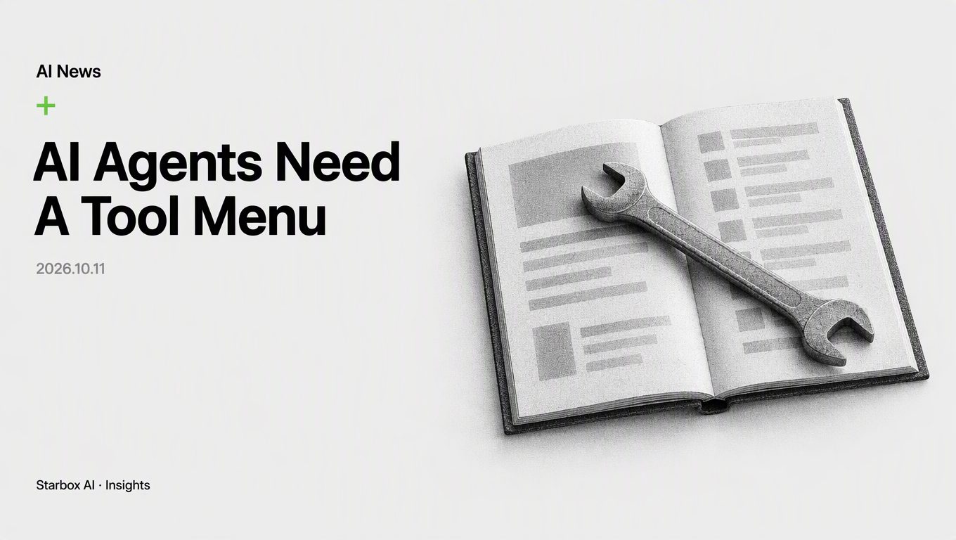 Why AI Agents Need a Tool Menu Before More Integrations