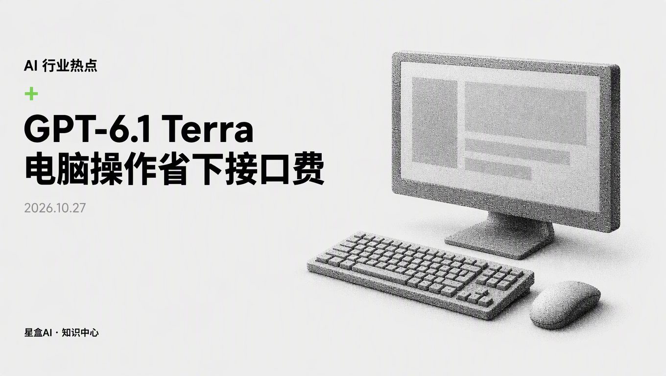 GPT-6.1 Terra 電腦操作:別再花幾十萬重寫接口