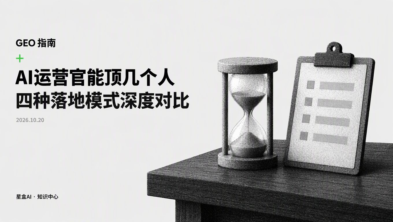 一个AI运营官能顶几个人？四种团队落地模式对比
