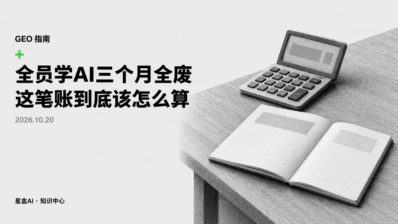 全员AI培训回原样，企业这笔账到底该怎么算？