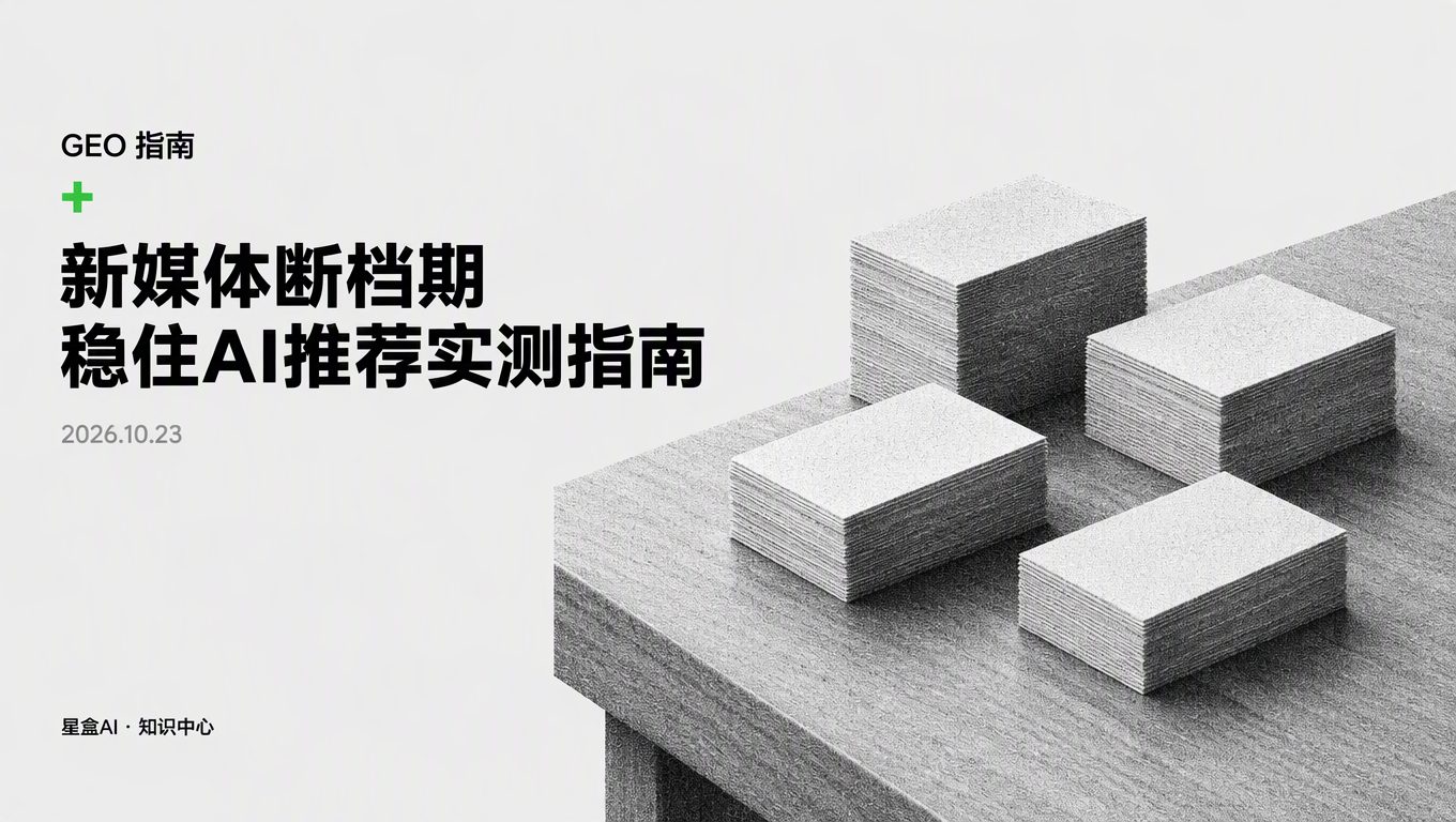 新媒体断档期怎么稳住AI推荐？4套信源组合实测指南