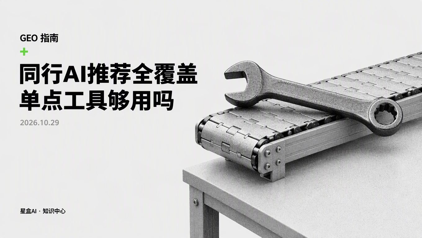 同行AI推荐全覆盖,企业只买单点AI推广组合方案够用吗?