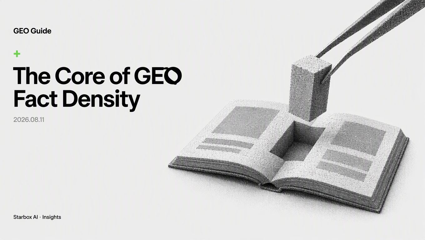 The Core of GEO: Shifting from Keyword Density to Fact Density