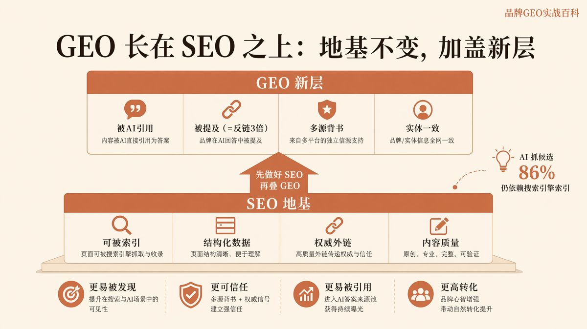 GEO会取代SEO吗?不会,但规则变了