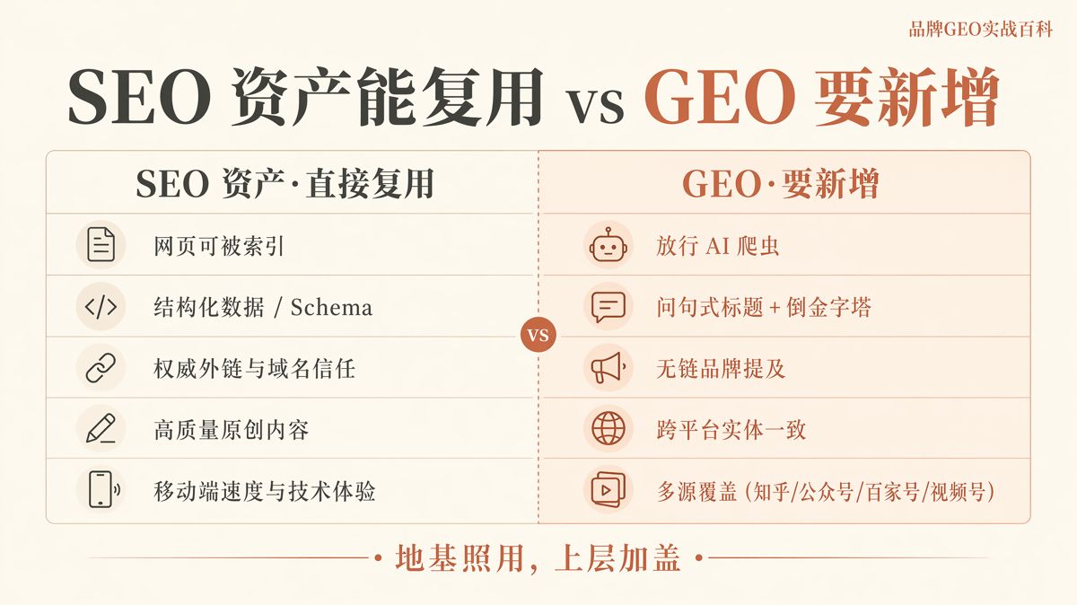 GEO会取代SEO吗?不会,但规则变了