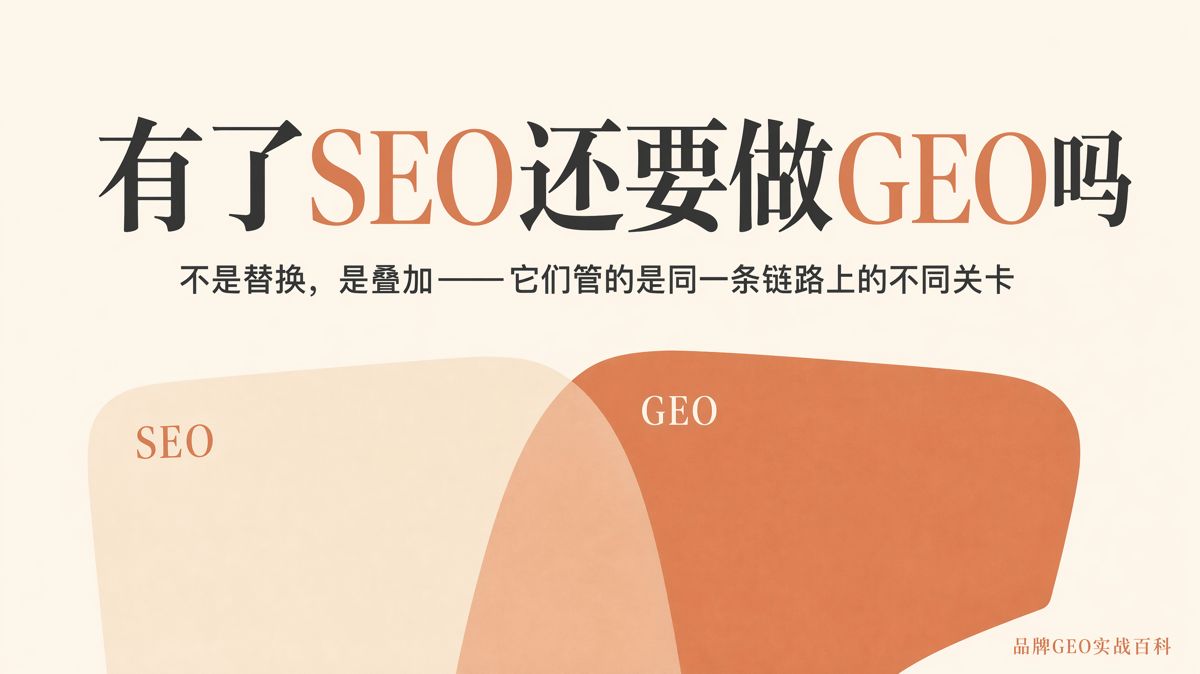 有了SEO,為什麼還要做GEO