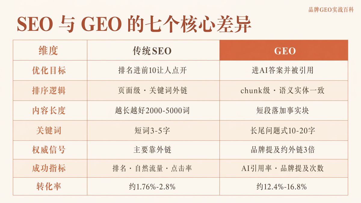 有了SEO,為什麼還要做GEO
