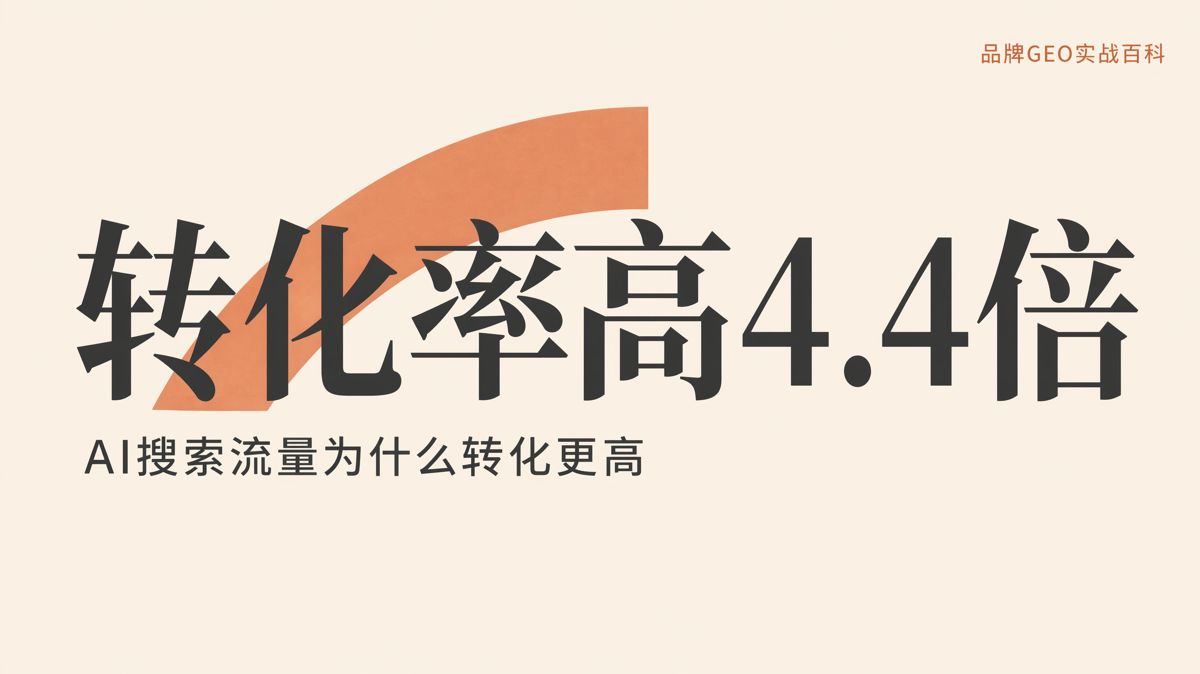 AI搜尋流量轉化率為什麼更高