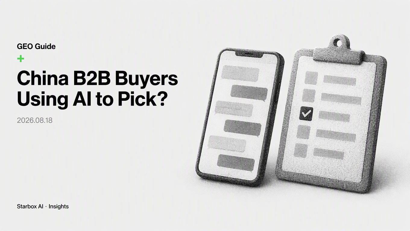 Are B2B Buyers in China Using AI to Pick Suppliers?