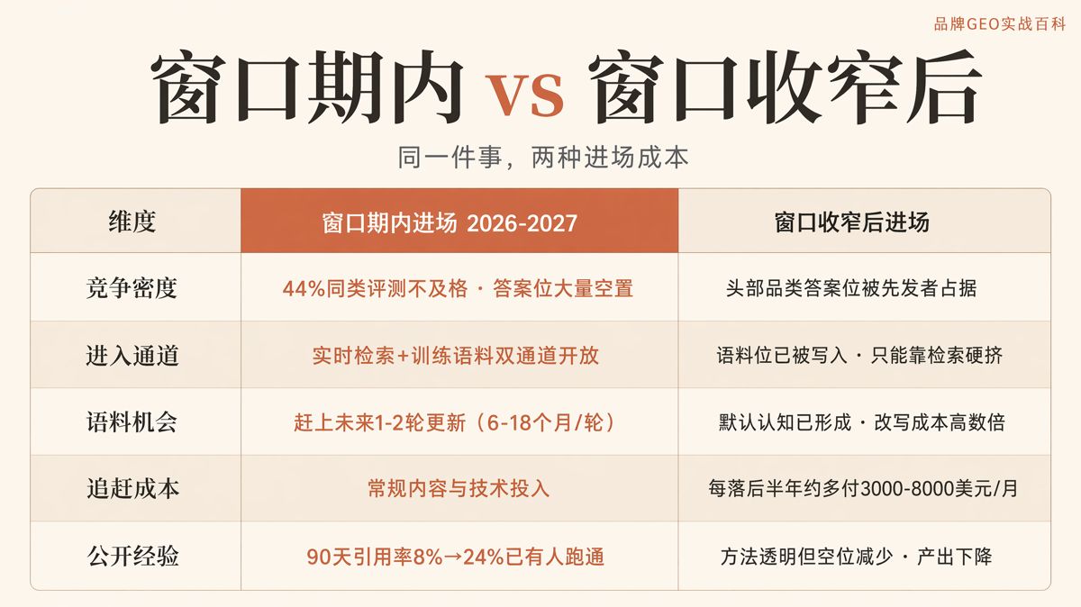 海外GEO的窗口期还有多久?