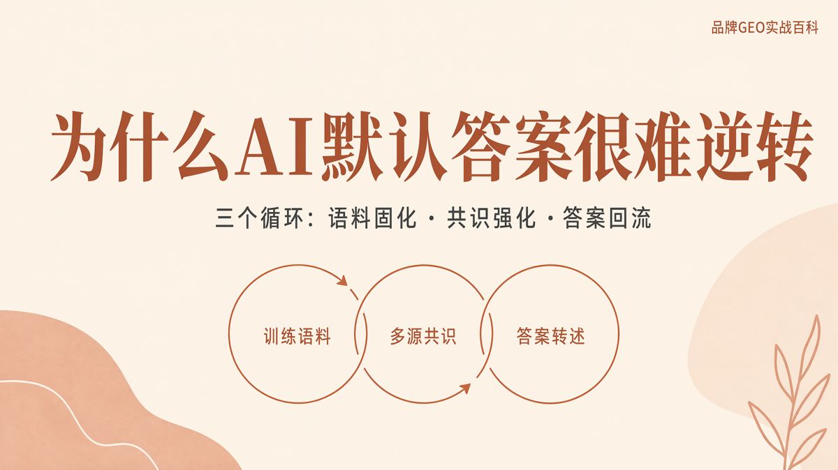 AI默认答案为什么难逆转?三个循环