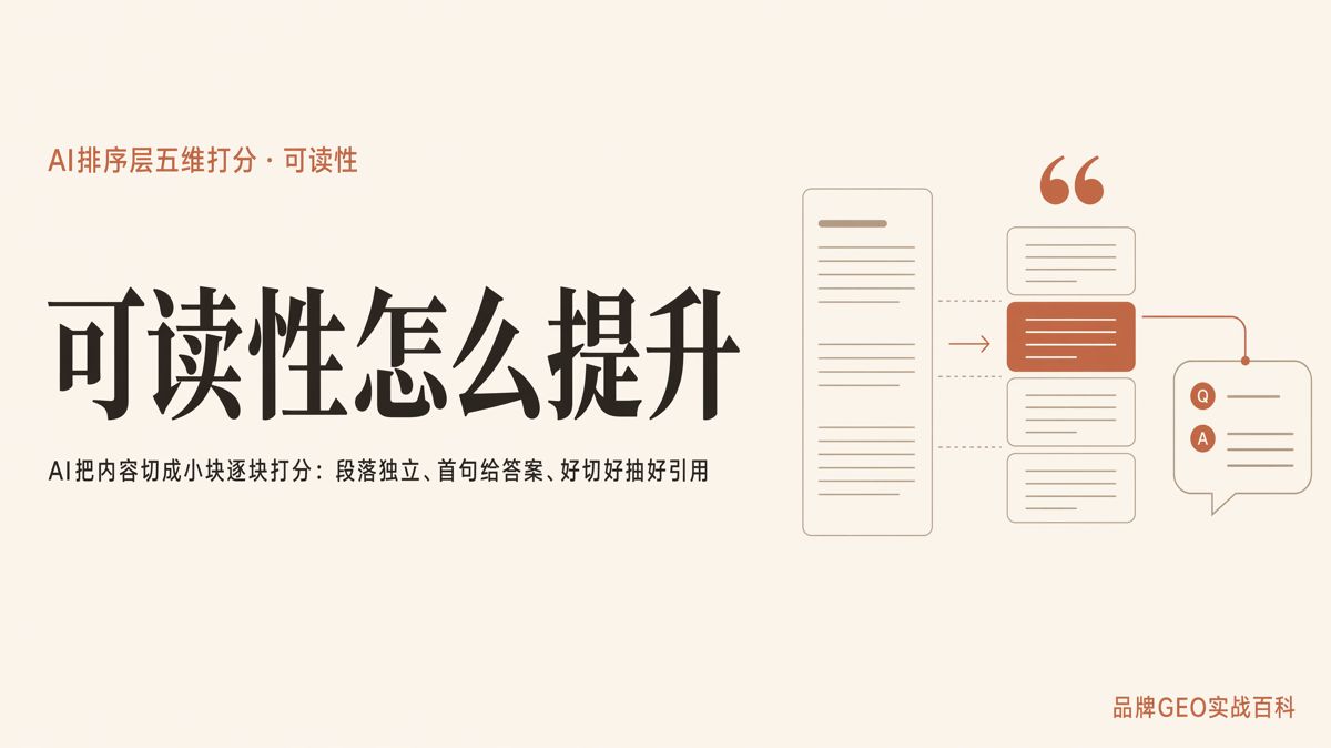 五维打分:可读性怎么提升