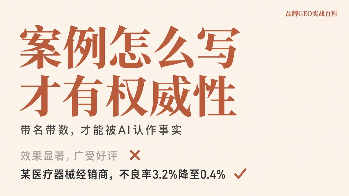 案例怎么写才有权威性:带名、带数、带来源