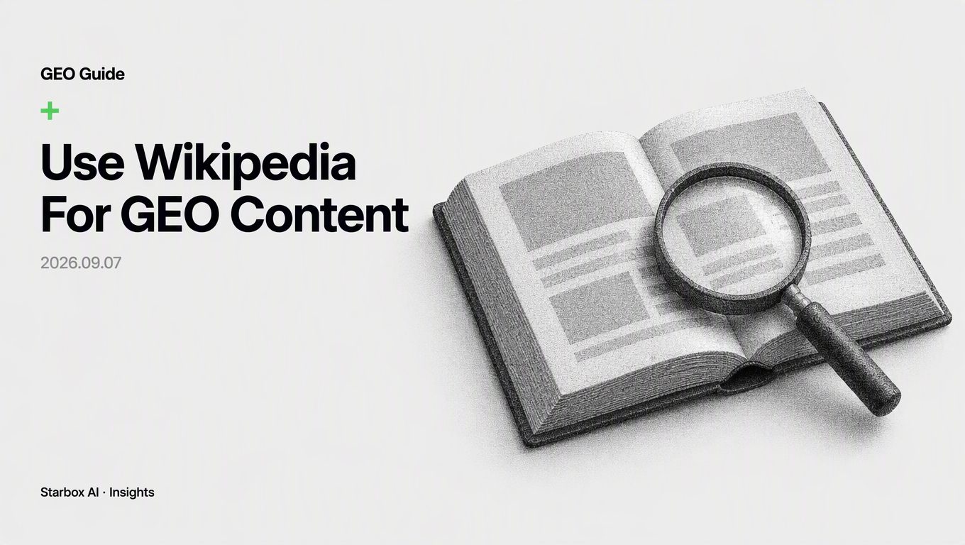How to Use Wikipedia for Global GEO Content Ideation