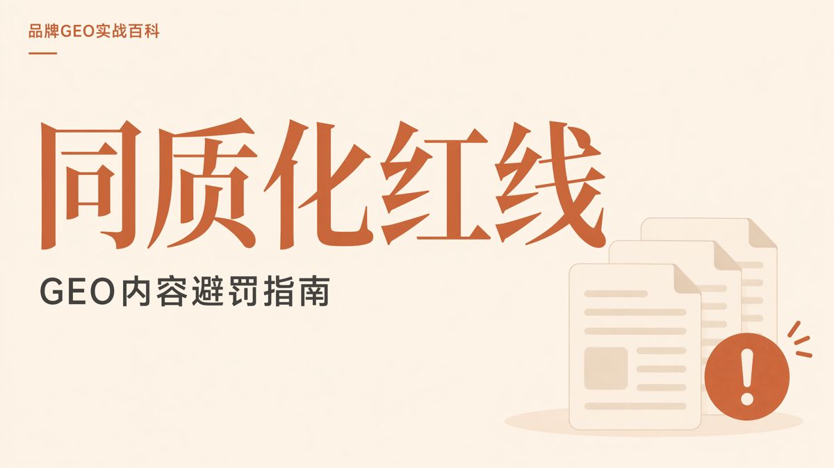 GEO內容如何避免同質化與抄襲