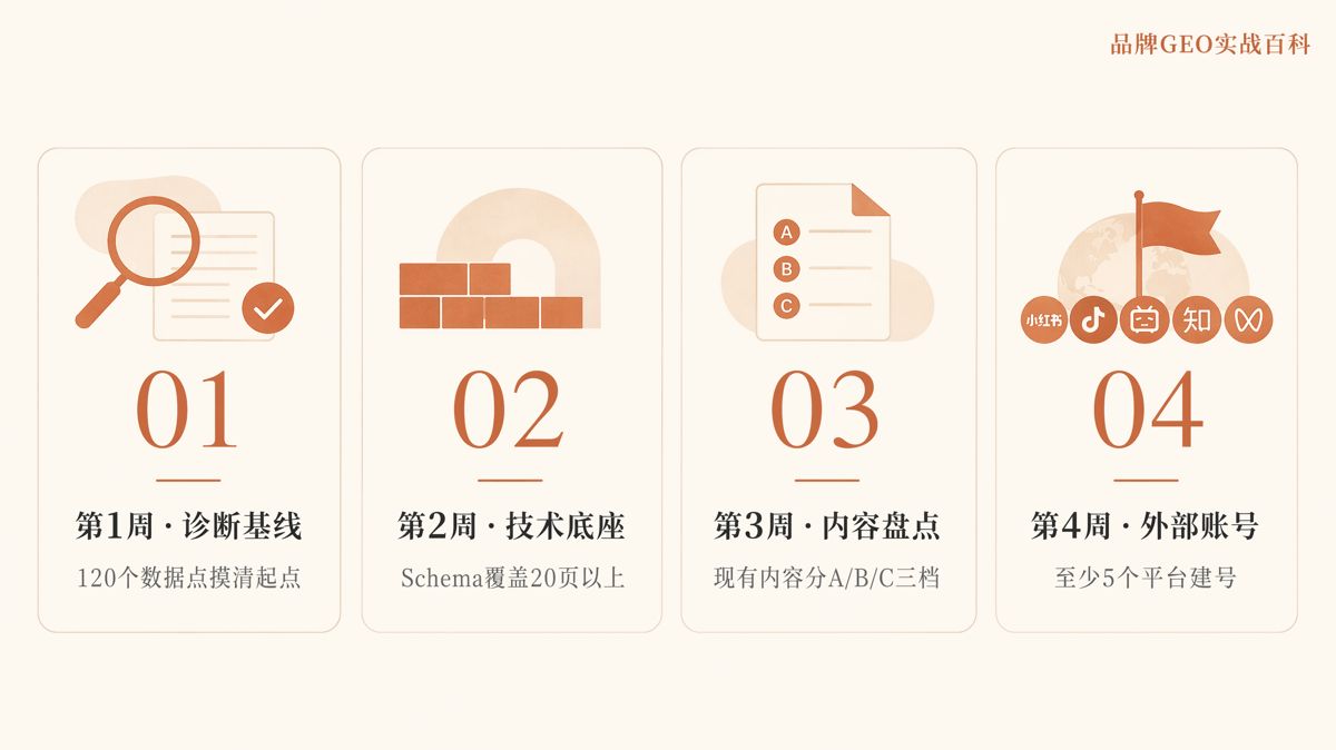 GEO落地前30天:四周基礎建設清單