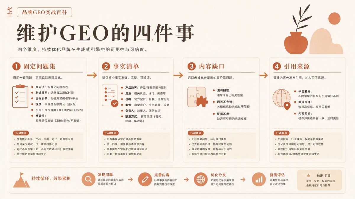 GEO見效後,如何持續維護?