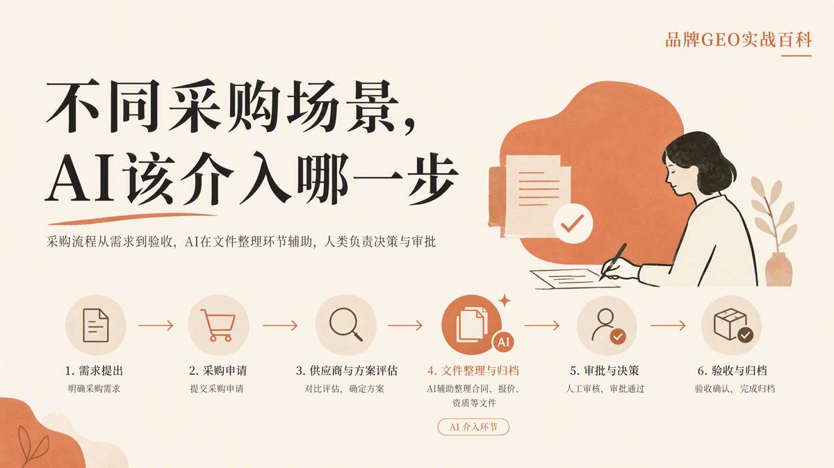 AI进入采购流程,应该介入哪一步?